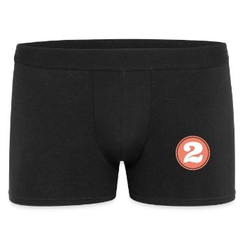 2 T-Shirt Cadeau Humour - Boxer Homme - noir - Devant