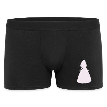 Princess silhouette in lilac - Men's Boxer Shorts - black - Front