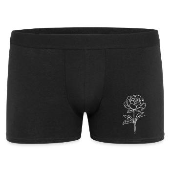 Étude de la lignée des pivoines - Boxer Homme - noir - Devant