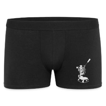 Machine solo - Blanc - Boxer Homme - noir - Devant
