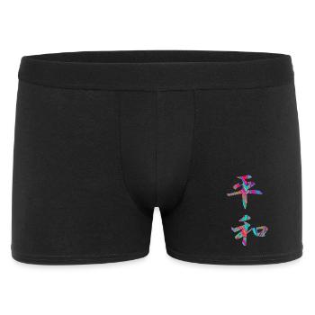 heiwa paix paix Frieden paz paix japonais kanji - Boxer Homme - noir - Devant