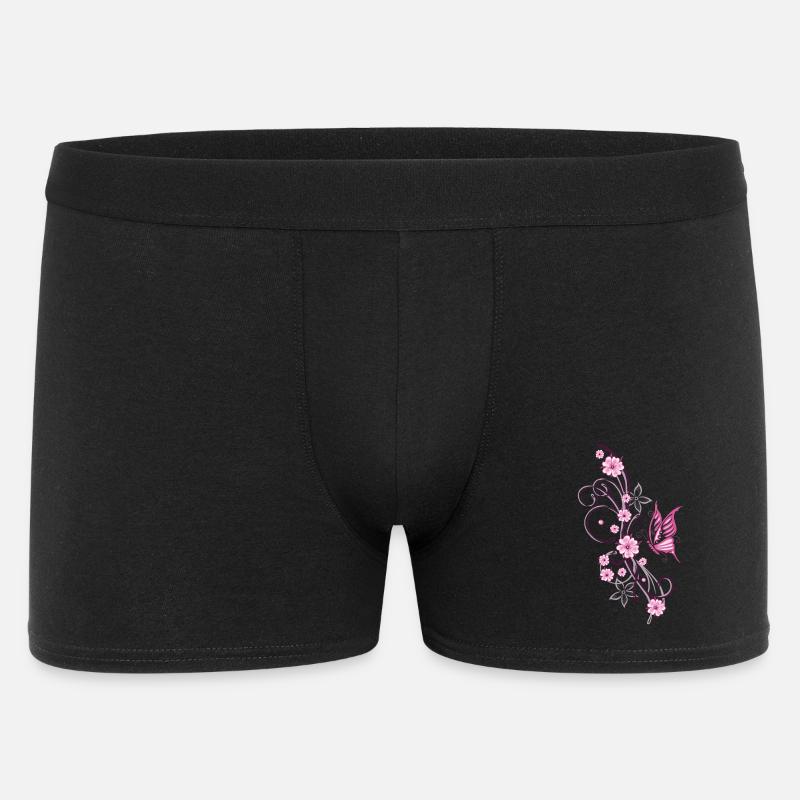 Fleurs de cerisier Fleurs Printemps Sakura - Boxer Homme - noir