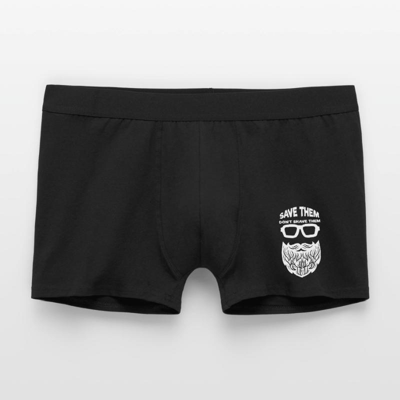 Bartfrisur Bart Rasieren Bartwuchs Statement Männer Boxer Shorts