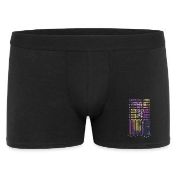 Bring color to your life - Men's Boxer Shorts - black - Front