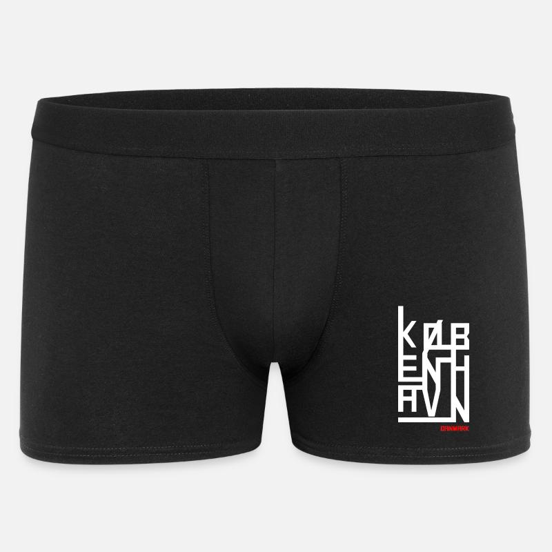 Kopenhagen Geometrie - Männer Boxer Shorts - Schwarz