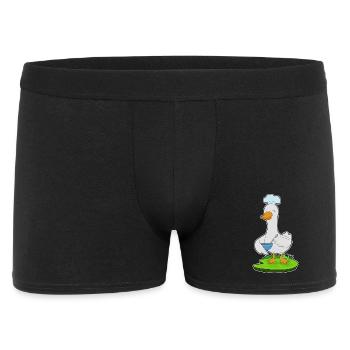 Duck Cooking Bowl Cooking - Men's Boxer Shorts - black - Front