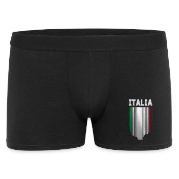 Drapeau de l’Italie, fierté italienne - Boxer Homme - noir - Devant