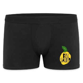 I'm Angry - Lemon - Bad Mood - Statement - Men's Boxer Shorts - black - Front