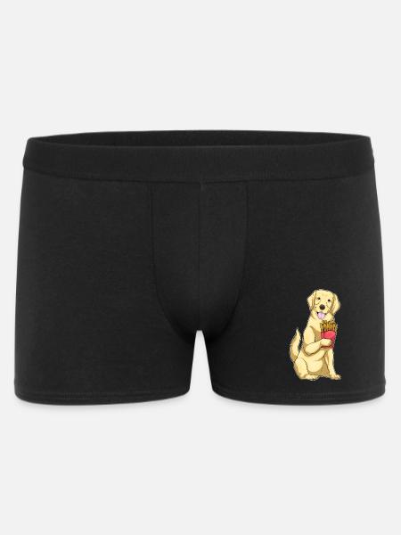 Frites du Labrador - Boxer Homme - noir