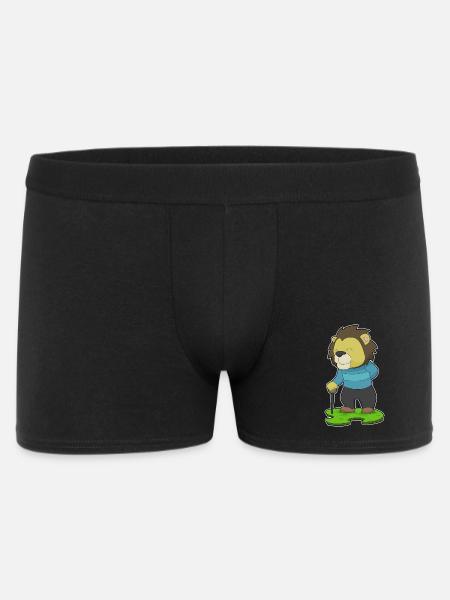 Leo Pensioner Walking Stick - Men's Boxer Shorts - black