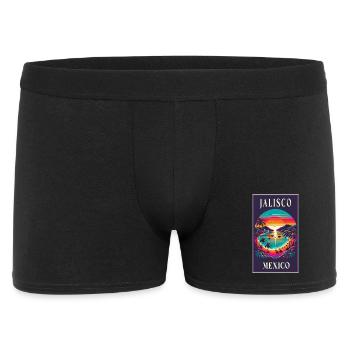 Motif de palmier Jalisco Mexico - Boxer Homme - noir - Devant