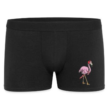 Canne de Noël Flamingo - Boxer Homme - noir - Devant