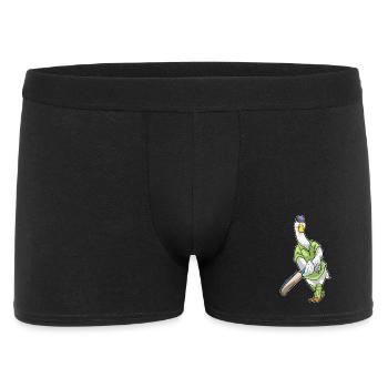 Canard Cricket Batte de cricket - Boxer Homme - noir - Devant