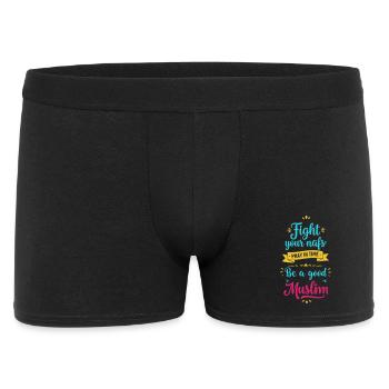 Be Good - Men's Boxer Shorts - black - Front