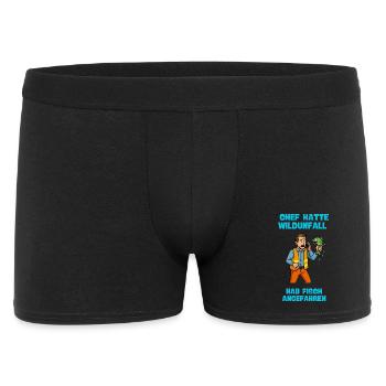 Chef Hatte Wildunfall Fisch Angefahren - Men's Boxer Shorts - black - Front