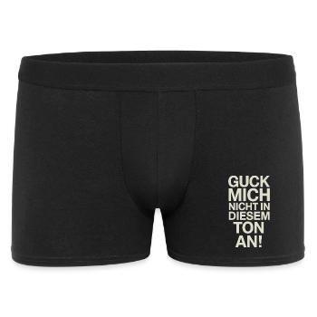 Ne me regarde pas sur ce ton drôle en disant - Boxer Homme - noir - Devant