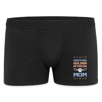 Maman certifiée Golden Retriever - Boxer Homme - noir - Devant