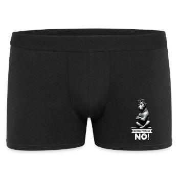 Avant de demander au propriétaire de chien de loup irlandais - Boxer Homme - noir - Devant