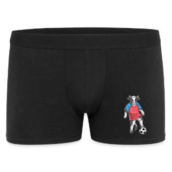 Cow Soccer Player Soccer Sports - Men's Boxer Shorts - black - Front