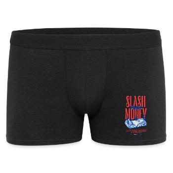 Éclaboussures d’Argent - Boxer Homme - noir - Devant