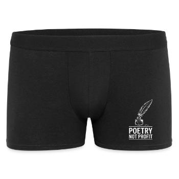 Quill and Ink Poetry Design - Men's Boxer Shorts - black - Front