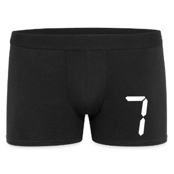 digitale_zahl_7 - Boxer Homme - noir - Devant