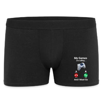 Gamer Gaming Controller Games are calling - Men's Boxer Shorts - black - Front