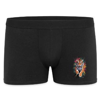 Strong tiger before color explosion - Men's Boxer Shorts - black - Front