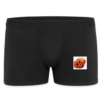Fire Logo67 - Men's Boxer Shorts - black - Front