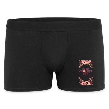 In meiner Häkelzeit Kreative Fäden Moderne Nadeln - Männer Boxer Shorts - Schwarz - Vorne