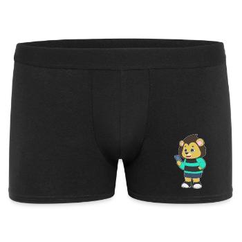 Lion Smartphone - Men's Boxer Shorts - black - Front