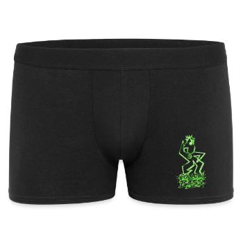 Neon Graffiti Bass Beast - Men's Boxer Shorts - black - Front
