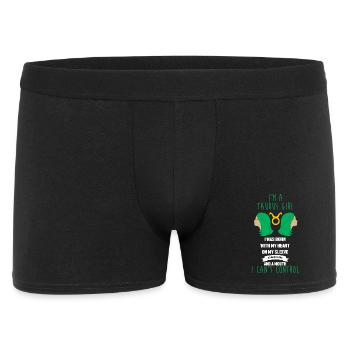 Zodiac sign Taurus - Men's Boxer Shorts - black - Front