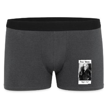 Sigmund Freud - "Ta mère". - Boxer Homme - charbon - Devant
