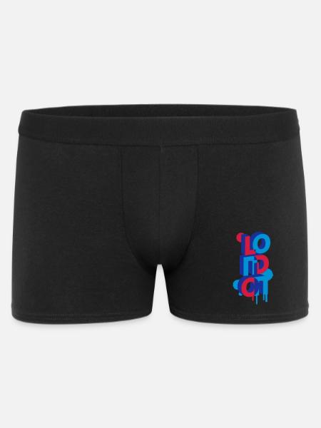 Londres en lettres 3D - Boxer Homme - noir