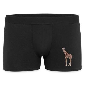 Gina, girafe - Boxer Homme - noir - Devant