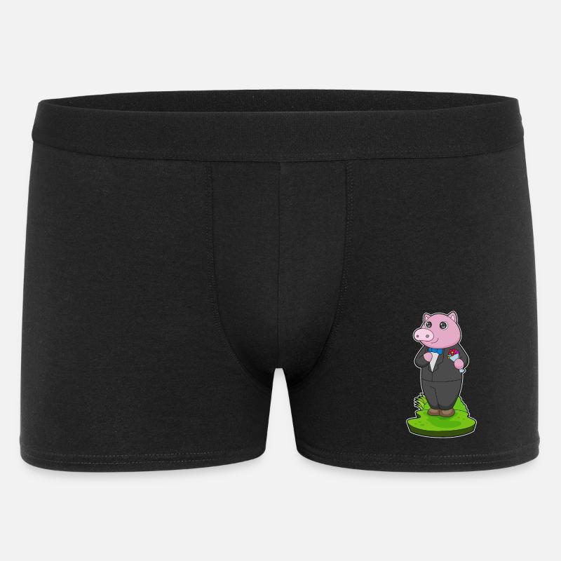 Pig Groom Jacket Mariage - Boxer Homme - noir
