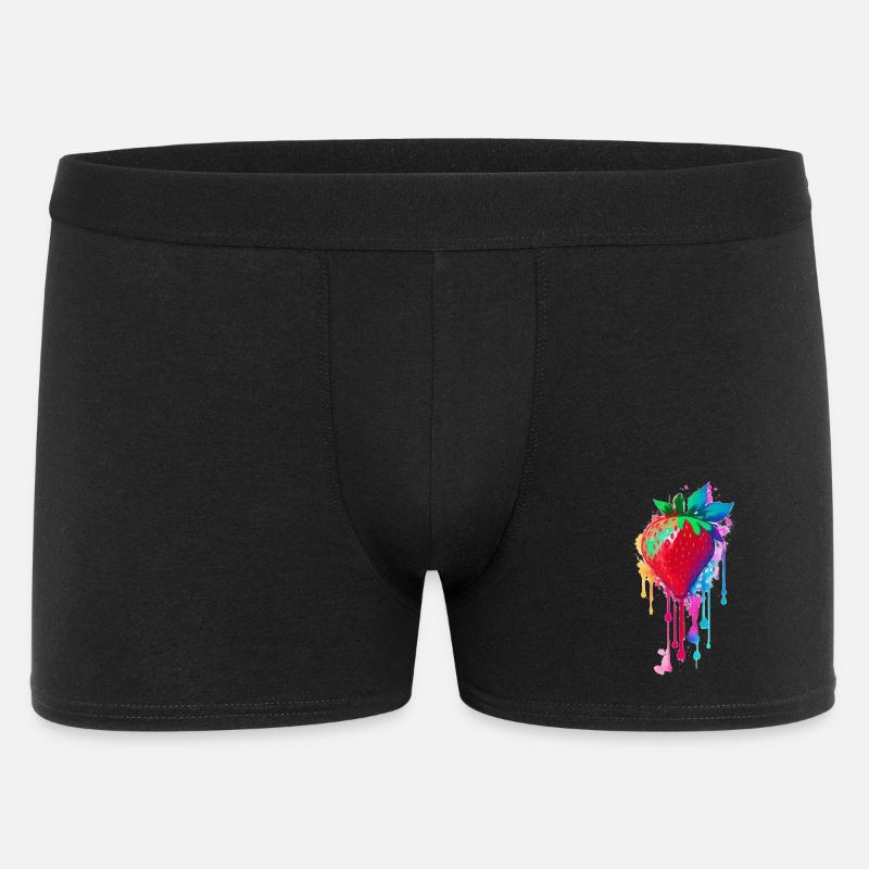 süßes Früchtchen - Männer Boxer Shorts - Schwarz