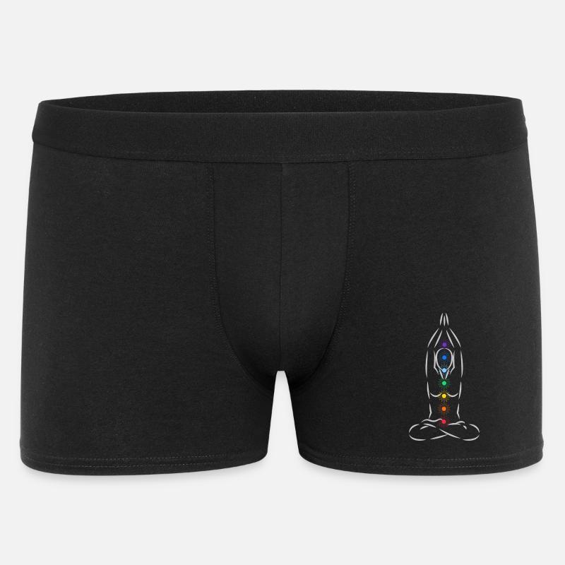 Die 7 Chakren - Männer Boxer Shorts - Schwarz