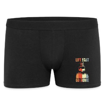 Snowboarding Joke - Men's Boxer Shorts - black - Front