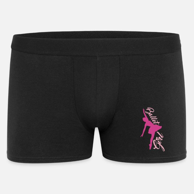 Balletttänzerin Mädchen - Männer Boxer Shorts - Schwarz
