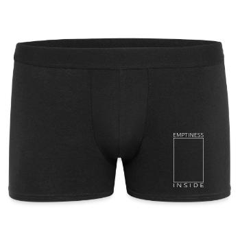 Emptiness inside - Männer Boxer Shorts - Schwarz - Vorne