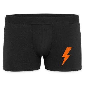Glowing lightning design - Men's Boxer Shorts - black - Front