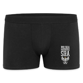 Force élémentaire polonaise Polska Pologne Aigle cadeau - Boxer Homme - noir - Devant