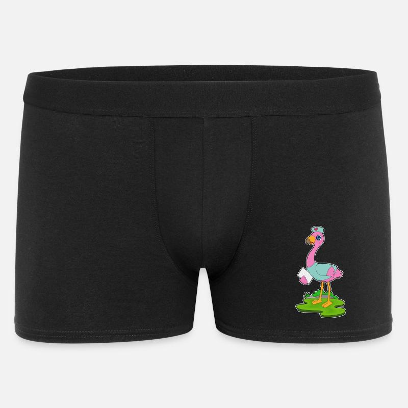 Flamingo Nurse - Men's Boxer Shorts - black