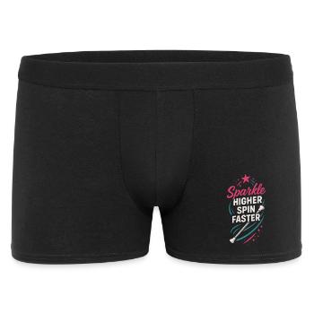Bâton Twirler Majorette Captain Squad Club - Boxer Homme - noir - Devant