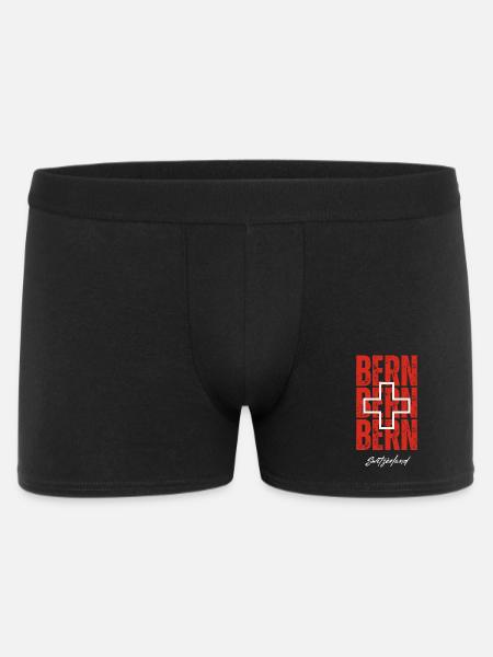 J’aime Berne, souvenir de Berne - Boxer Homme - noir