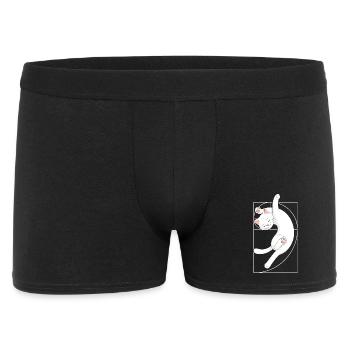 Fibonacci Spiral Cat - Men's Boxer Shorts - black - Front