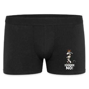 Avant de demander Whippet Lévrier Whippets Lévriers - Boxer Homme - noir - Devant