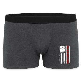 Pro-guns, anti-idiot - Men's Boxer Shorts - charcoal grey - Front